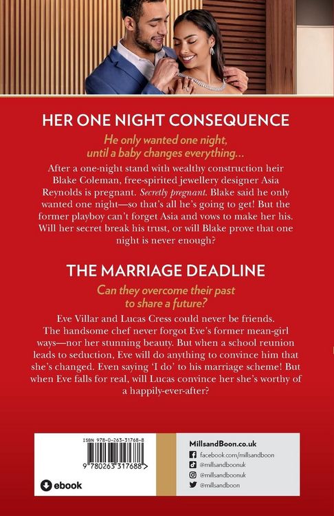 Produktbild: Her One Night Consequence / The Marriage Deadline - 2 Books in 1