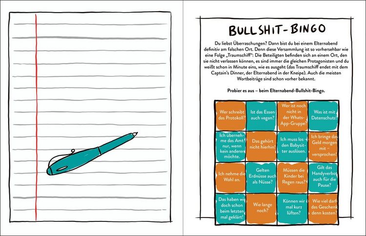 Produktbild: Das Kritzelbuch f&uuml;r den Elternabend