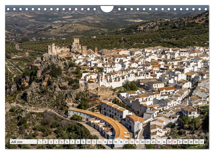 Produktbild: Andalusiens weisse D&ouml;rfer (Wandkalender 2026 DIN A4 quer), CALVENDO Monatskalender