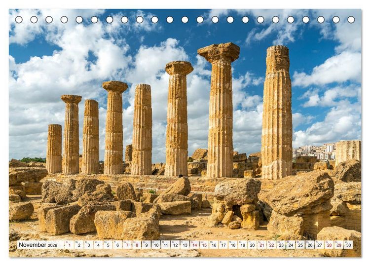 Produktbild: Italien - Sizilien (Tischkalender 2026 DIN A5 quer), CALVENDO Monatskalender