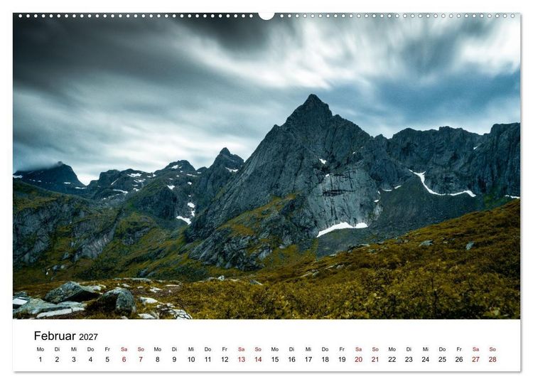 Produktbild: Atemberaubende Natur der Lofoten (Wandkalender 2027 DIN A2 quer), CALVENDO Monatskalender