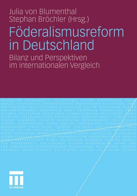 Produktbild: F&ouml;deralismusreform in Deutschland