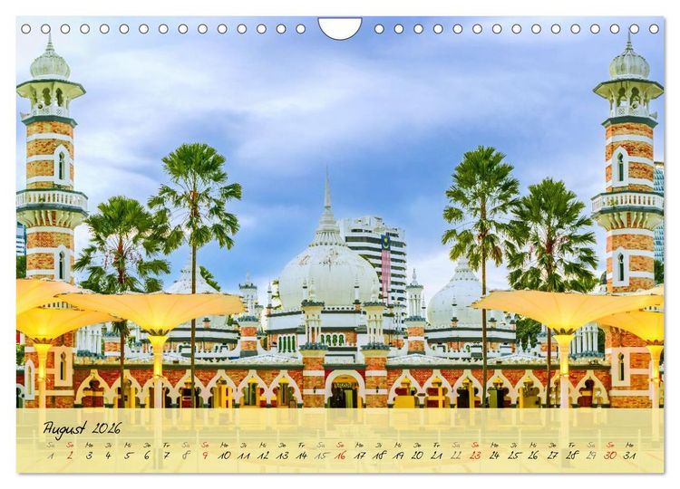 Produktbild: Faszination Malaysia Zauberhaftes S&uuml;dostasien (Wandkalender 2026 DIN A4 quer), CALVENDO Monatskalender