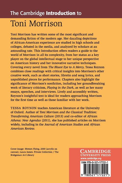 Produktbild: The Cambridge Introduction to Toni Morrison