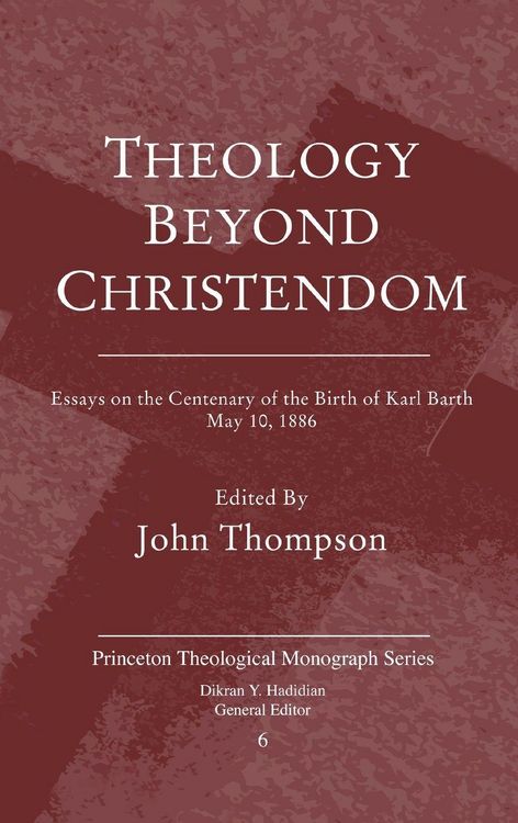 Produktbild: Theology Beyond Christendom
