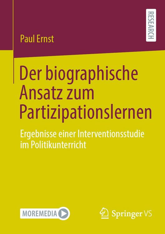 Produktbild: Der biographische Ansatz zum Partizipationslernen