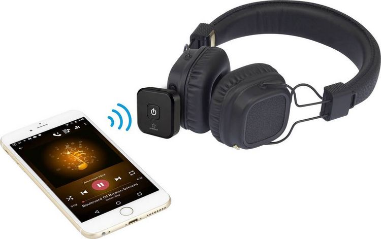 Produktbild: Renkforce RF-BTT-350 Bluetooth&reg; Musik-Sender Bluetooth Version: 4.2 10m integrierter Akku