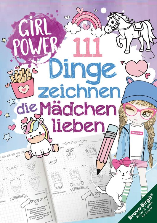 Produktbild: 111 Dinge zeichnen lernen, die M&auml;dchen lieben