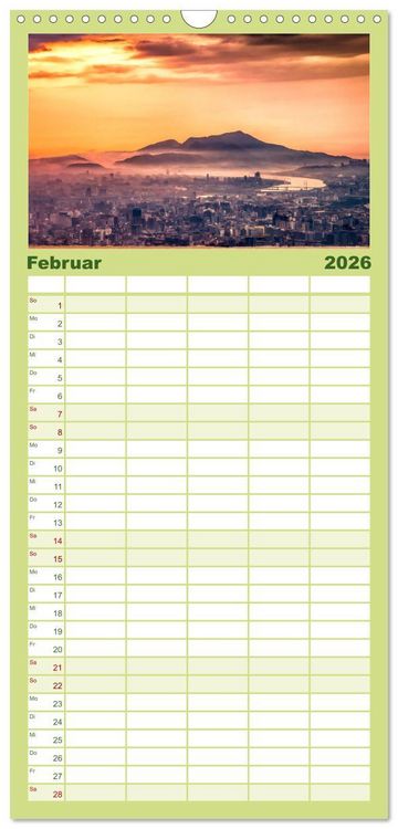 Produktbild: Familienplaner 2026 - Taipeh, Hauptstadt von Taiwan mit 5 Spalten (Wandkalender, 21 x 45 cm) CALVENDO