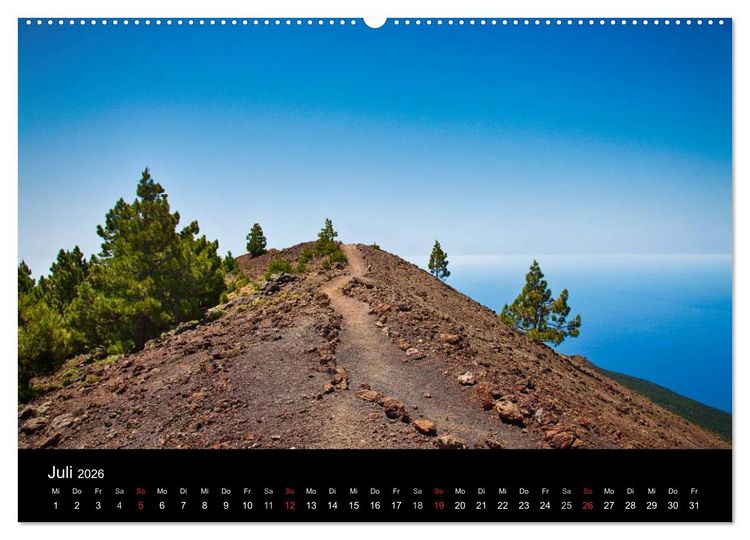 Produktbild: Naturblicke - La Palma (Wandkalender 2026 DIN A2 quer), CALVENDO Monatskalender