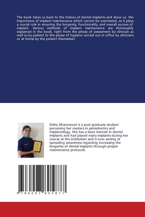 Produktbild: IMPLANT MAINTENANCE : A NEED OF TIME