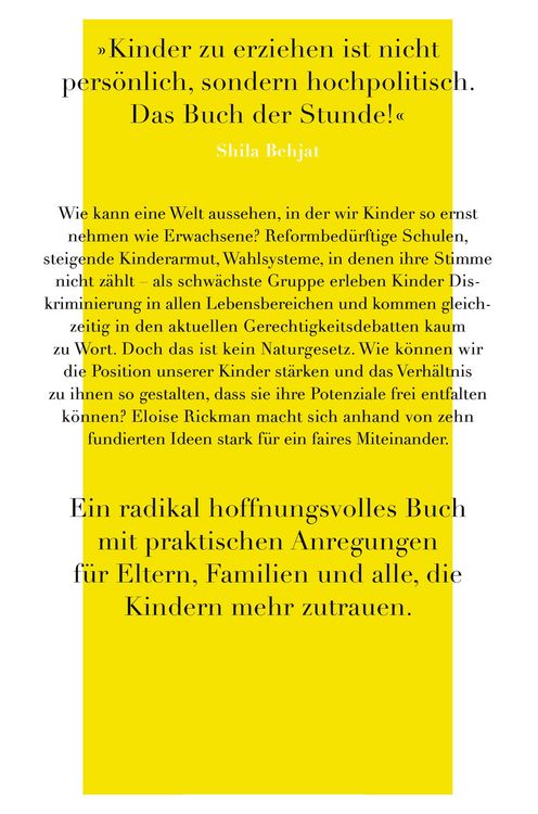 Produktbild: Wie wir die Rechte unserer Kinder st&auml;rken in einer Welt, die f&uuml;r Erwachsene gemacht ist, und warum das die Sache f&uuml;r alle besser macht