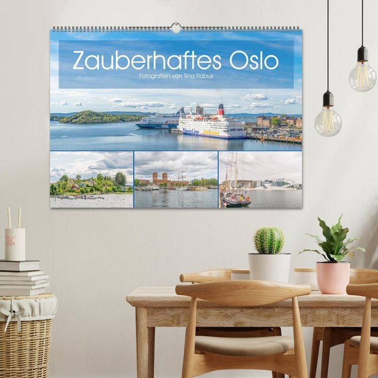 Produktbild: Zauberhaftes Oslo (Wandkalender 2026 DIN A2 quer), CALVENDO Monatskalender