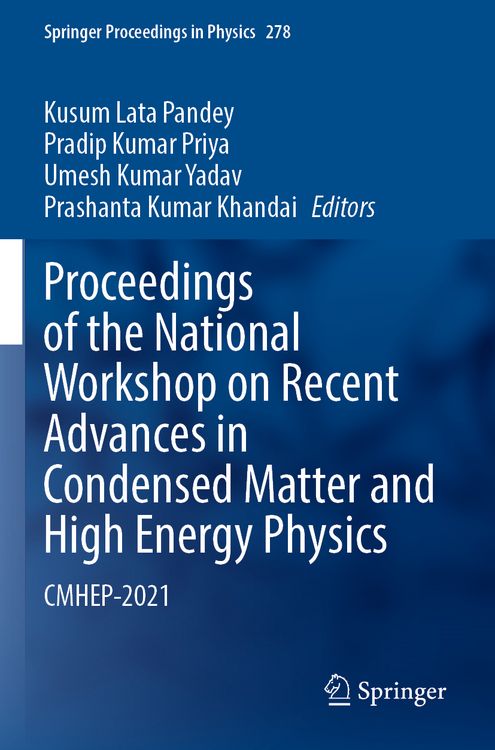 Produktbild: Proceedings of the National Workshop on Recent Advances in Condensed Matter and High Energy Physics