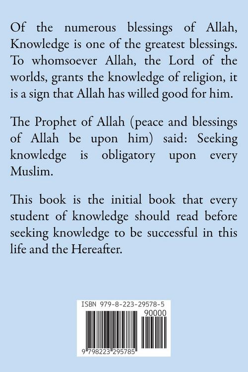 Produktbild: Learn the Manners of the Student of Knowledge before You Learn the Knowledge
