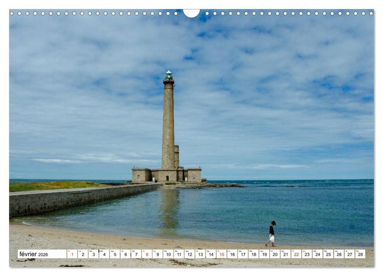 Produktbild: Normandie, la c&ocirc;te nord Cotentin (Calendrier mural 2026 DIN A3 vertical), CALVENDO calendrier mensuel