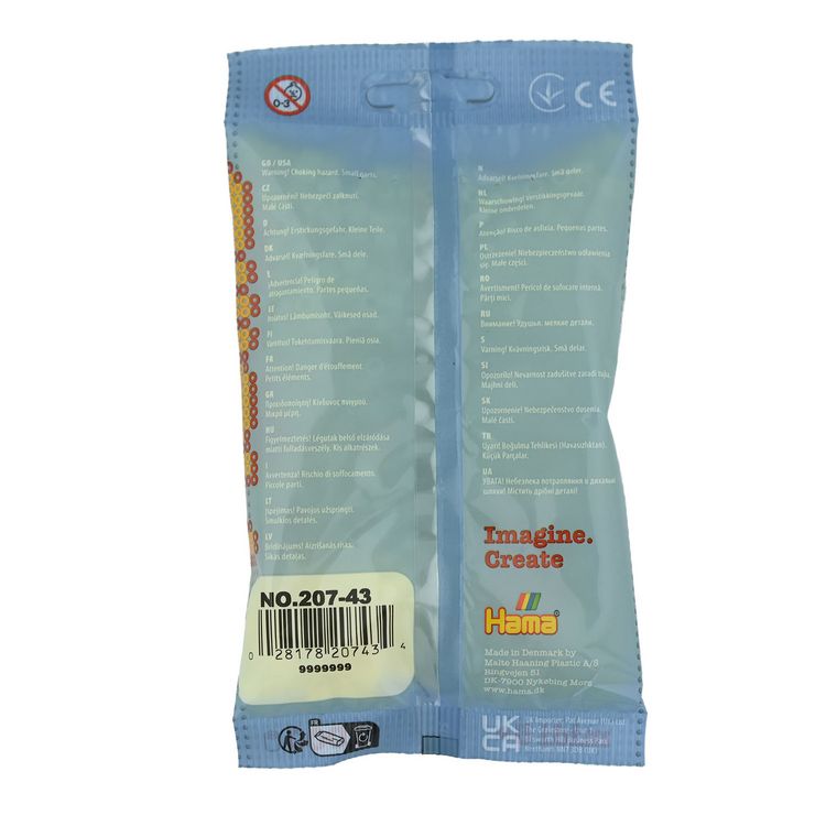 Produktbild: Hama&reg; B&uuml;gelperlen Midi - Pastell Gelb 1000 Perlen.