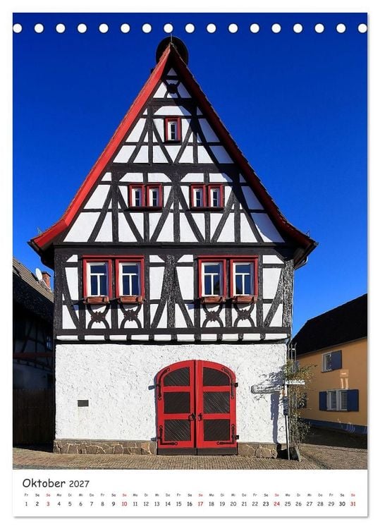 Produktbild: Friedrichsdorf in Hessen vom Stadtfotograf Petrus Bodenstaff (Tischkalender 2027 DIN A5 hoch), CALVENDO Monatskalender