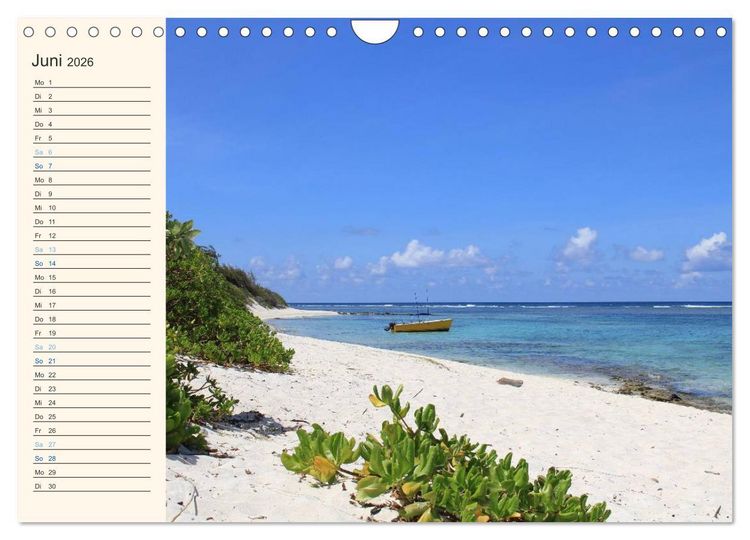 Produktbild: Mauritius - traumhaft und unvergesslich (Wandkalender 2026 DIN A4 quer), CALVENDO Monatskalender