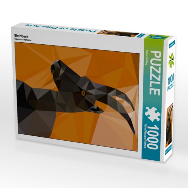 Produktbild: CALVENDO Puzzle Steinbock | 1000 Teile Lege-Gr&ouml;&szlig;e 64x48cm Foto-Puzzle f&uuml;r gl&uuml;ckliche Stunden