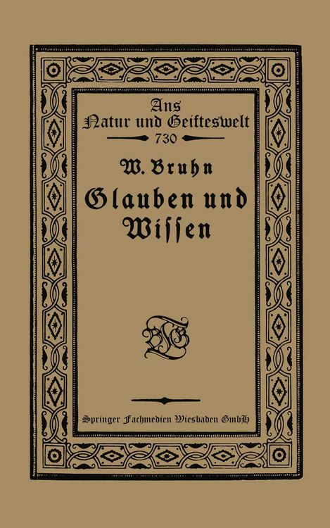 Produktbild: Glauben und Wissen