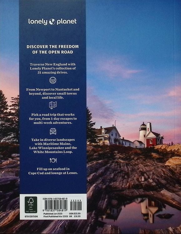Produktbild: Lonely Planet Best Road Trips New England