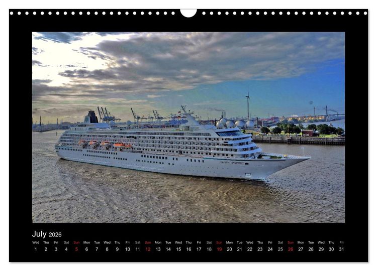 Produktbild: Destination Hamburg 2026 (Wall Calendar 2026 DIN A3 landscape), CALVENDO 12 Month Wall Calendar