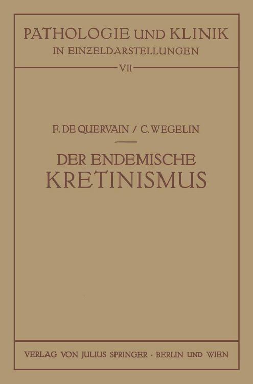 Produktbild: Der Endemische Kretinismus