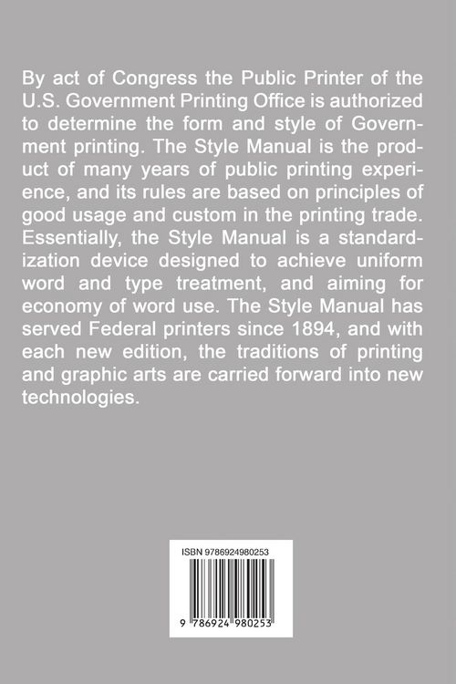 Produktbild: Style Manual