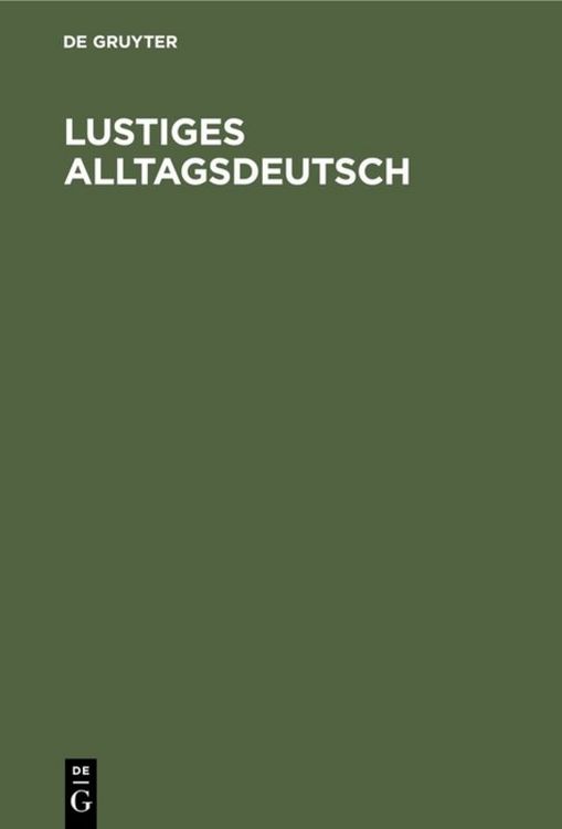 Produktbild: Lustiges Alltagsdeutsch