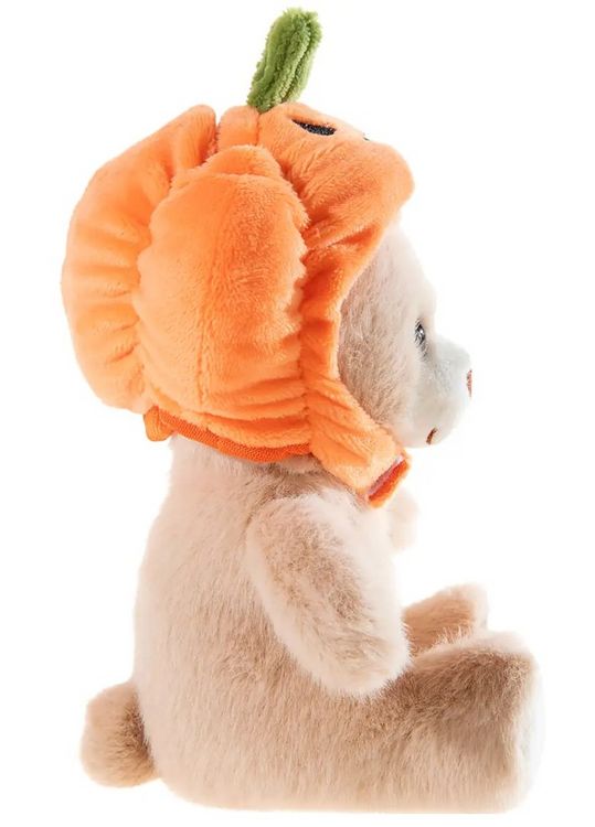 Produktbild: Heunec 453623 - HALLOWEEN B&auml;r K&uuml;rbisk&ouml;pfchen, Pl&uuml;sch, 15 cm