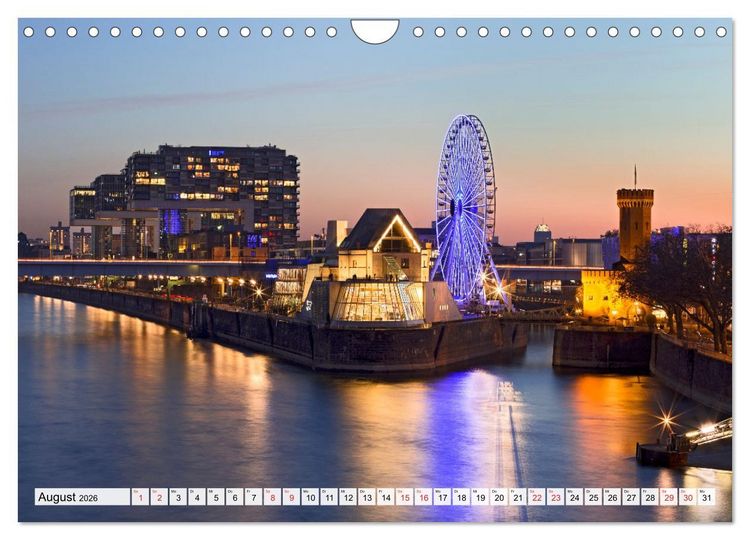 Produktbild: K&Ouml;LNER LICHTERZAUBER (Wandkalender 2026 DIN A4 quer), CALVENDO Monatskalender