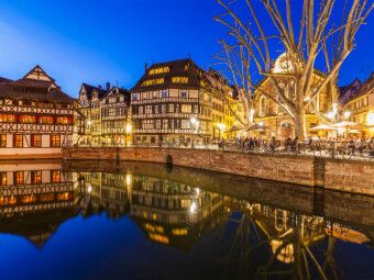 Produktbild: CALVENDO Puzzle Restaurant La Corde &agrave; Linge am Place Benjamin Zix in Stra&szlig;burg | 1000 Teile Lege-Gr&ouml;&szlig;e 64x48cm Foto-Puzzle f&uuml;r gl&uuml;ckliche Stunden