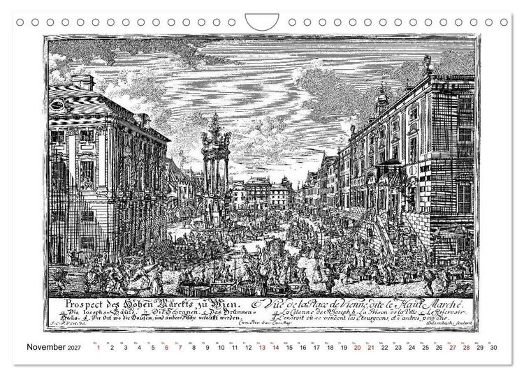 Produktbild: TU FELIX AUSTRIA - Wien in alten Ansichten (Wandkalender 2027 DIN A4 quer), CALVENDO Monatskalender