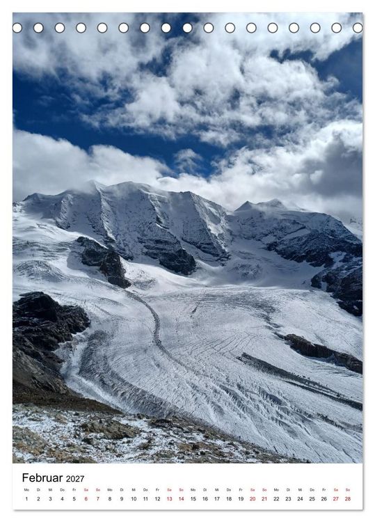 Produktbild: Traumhafte Bergwelt - Im Bann des Lichts (Tischkalender 2027 DIN A5 hoch), CALVENDO Monatskalender