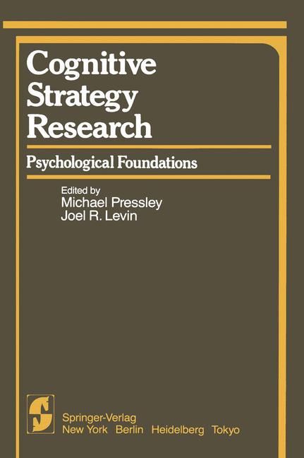 Produktbild: Cognitive Strategy Research