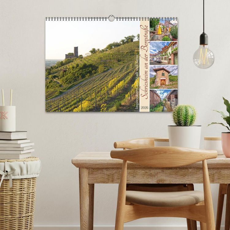 Produktbild: Schriesheim an der Bergstra&szlig;e - Impressionen aus Stadt und Natur (Wandkalender 2026 DIN A3 quer), CALVENDO Monatskalender