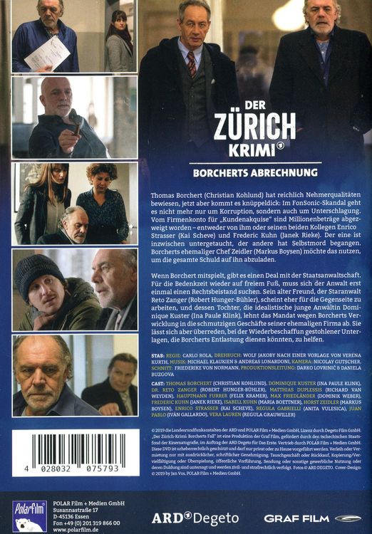 Produktbild: Der Z&uuml;rich-Krimi: Borcherts Abrechnung (Folge 2)
