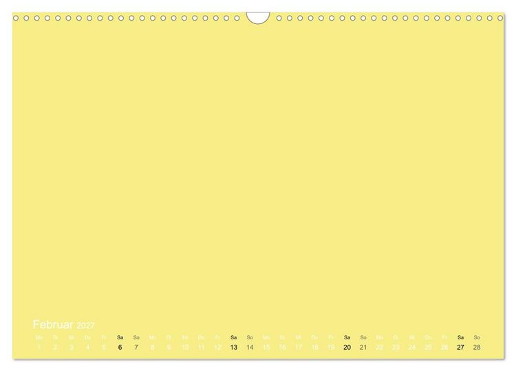 Produktbild: Bastelkalender - Gelb (Wandkalender 2027 DIN A3 quer), CALVENDO Monatskalender