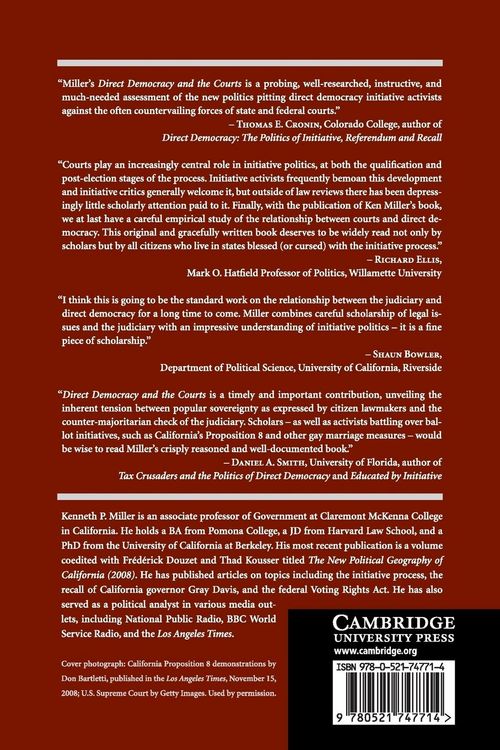Produktbild: Direct Democracy and the Courts
