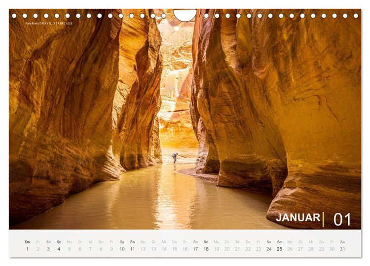 Produktbild: Wunderbare Wanderungen im S&uuml;dwesten der USA (Wandkalender 2026 DIN A4 quer), CALVENDO Monatskalender