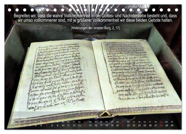 Produktbild: Auf den Spuren der Heilige Teresa von Avila (Tischkalender 2026 DIN A5 quer), CALVENDO Monatskalender