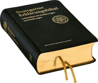 Produktbild: Stuttgarter Erkl&auml;rungsbibel. Kompaktausgabe Ledereinband mit Goldschnitt