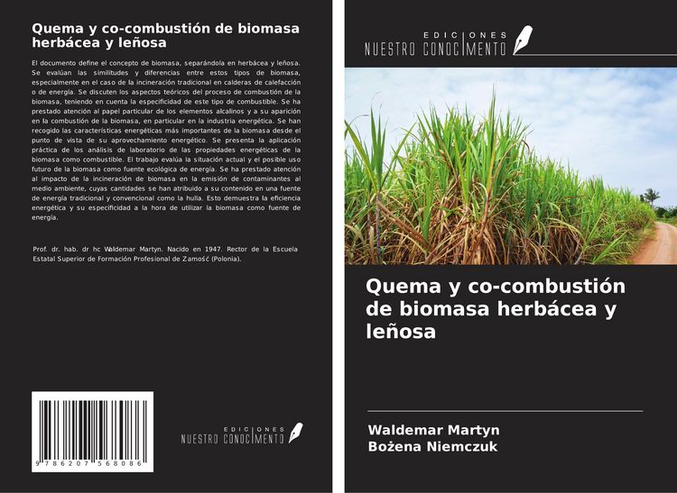 Produktbild: Quema y co-combusti&oacute;n de biomasa herb&aacute;cea y le&ntilde;osa