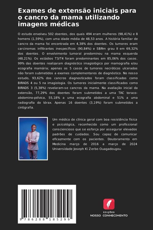 Produktbild: Exames de extens&atilde;o iniciais para o cancro da mama utilizando imagens m&eacute;dicas