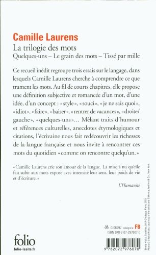 Produktbild: La trilogie des mots