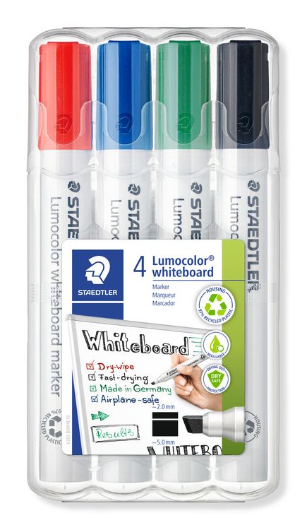 Produktbild: STAEDTLER Whiteboardmarker Lumocolor 4er Set