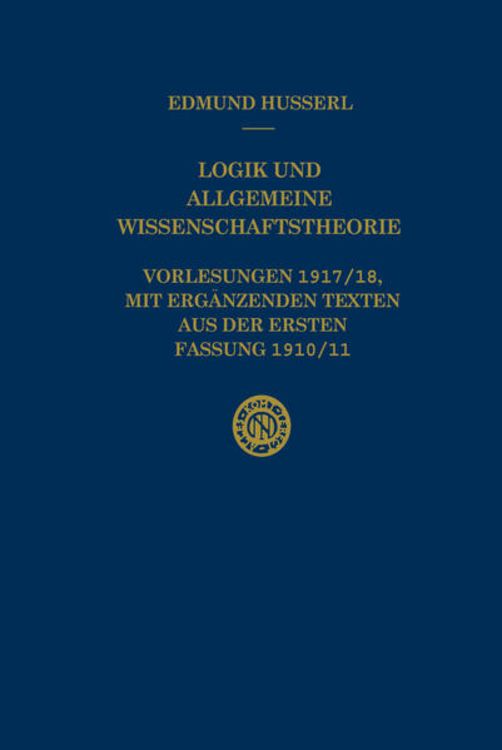 Produktbild: Logik und Allgemeine Wissenschaftstheorie