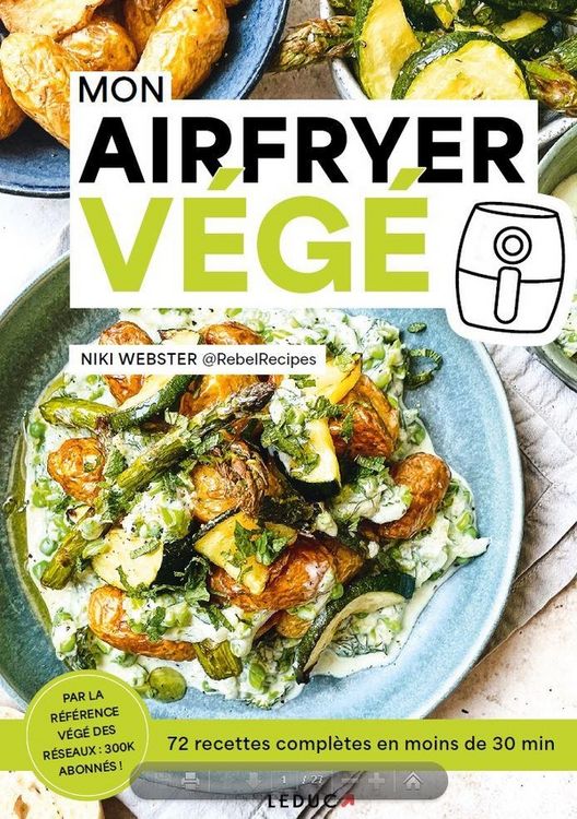 Produktbild: Mon Airfryer v&eacute;g&eacute; : 72 recettes compl&egrave;tes en moins de 30 min
