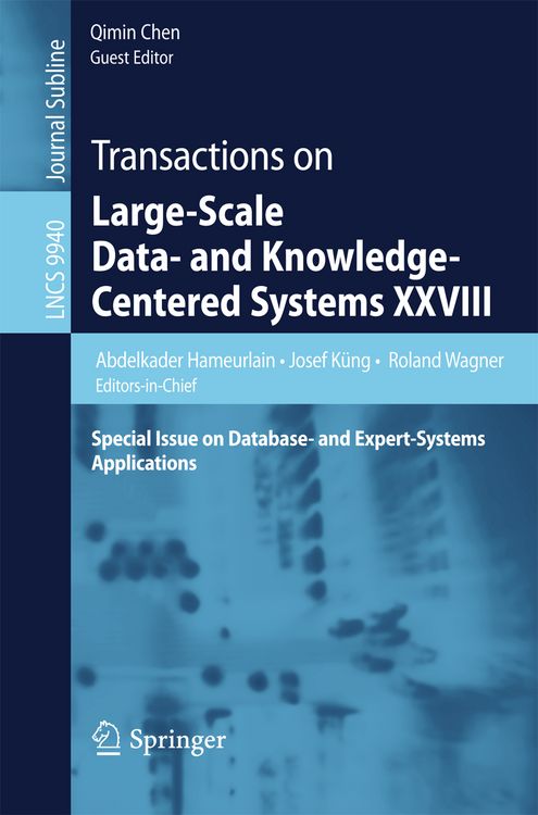 Produktbild: Transactions on Large-Scale Data- and Knowledge-Centered Systems XXVIII